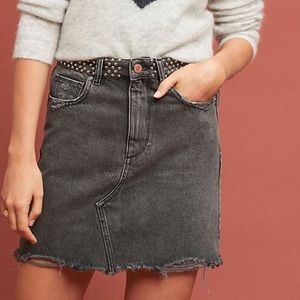 DL1961 Georgia Distressed Denim Skirt